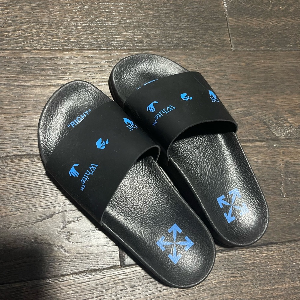 OFF WHITE SLIDES LIGHTLY WORN SIZE 39